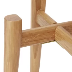 GoodHome Wood Pot Stand -Gardens and Outdoor Stores goodhome wood pot stand3663602442356 36c bq