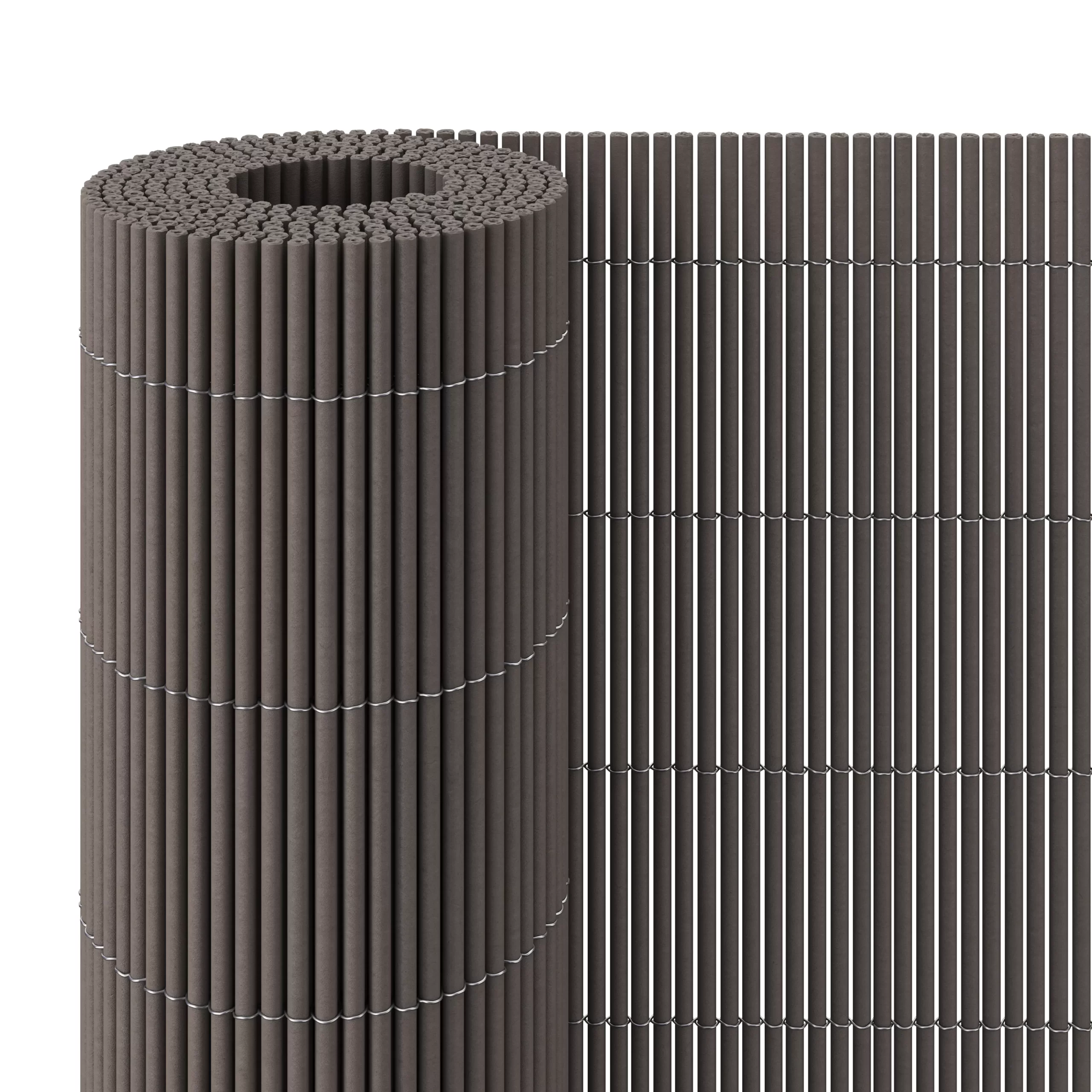 Grey Composite Garden Screen (H)1m (W)3m 3 Grey Composite Garden Screen (H)1m (W)3m