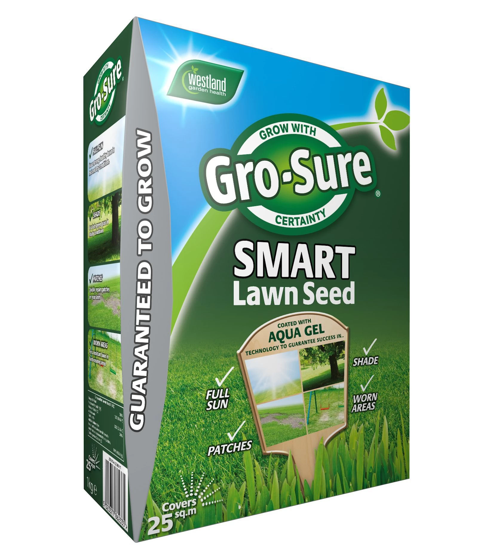 Gro-Sure Smart Grass Seeds, 1kg 3 Gro-Sure Smart Grass Seeds, 1kg