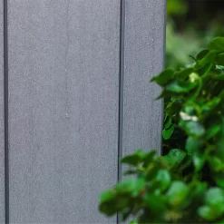 Keter Artisan 9x7 Ft Pent Tongue & Groove Grey Plastic Shed With Floor -Gardens and Outdoor Stores keter artisan 9x7 ft pent tongue groove grey plastic shed with floor7290106933996 02c bq 1