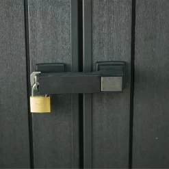 Keter Artisan 9x7 Ft Pent Tongue & Groove Grey Plastic Shed With Floor -Gardens and Outdoor Stores keter artisan 9x7 ft pent tongue groove grey plastic shed with floor7290106933996 03c bq 1