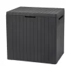 Keter City Box Graphite Wood Effect Flat Garden Storage 113L 2 Keter City Box Graphite Wood Effect Flat Garden Storage 113L -Gardens and Outdoor Stores keter city box graphite wood effect flat garden storage 113l7290112631459 01c bq