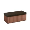 Keter Darwin Wood Effect 5x2 Garden Storage Bench Box 380L 1 Keter Darwin Wood Effect 5x2 Garden Storage Bench Box 380L -Gardens and Outdoor Stores keter darwin wood effect 5x2 garden storage bench box 380l7290112636225 01c bq