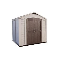 Keter Factor 8x8 Apex Beige Plastic Shed With Floor 27 Keter Factor 8x8 Apex Beige Plastic Shed With Floor -Gardens and Outdoor Stores keter factor 8x8 apex beige plastic shed with floor7290103664954 03c