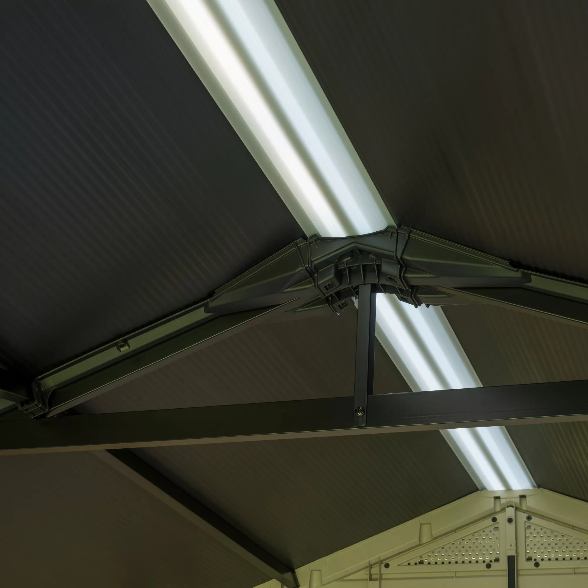 Keter Factor 8x8 Apex Beige Plastic Shed With Floor 8 Keter Factor 8x8 Apex Beige Plastic Shed With Floor - Image 6