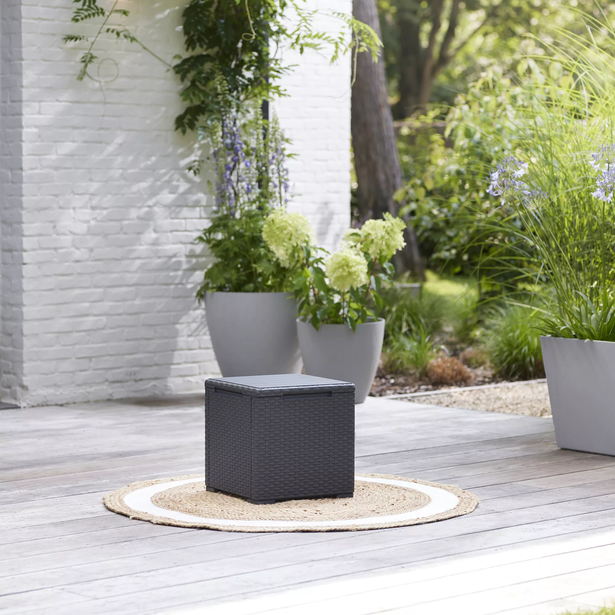 Keter Graphite 38.1L Small Plastic Storage Box & Lid 8 Keter Graphite 38.1L Small Plastic Storage Box & Lid - Image 6