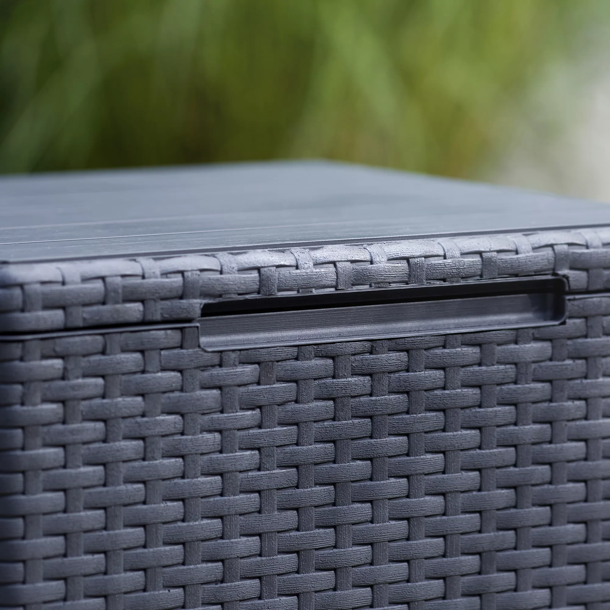 Keter Graphite 38.1L Small Plastic Storage Box & Lid 5 Keter Graphite 38.1L Small Plastic Storage Box & Lid - Image 3