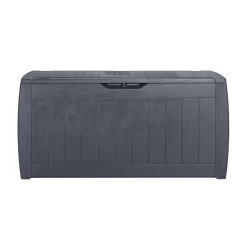 Keter Hollywood Wood Effect Plastic Garden Storage Box -Gardens and Outdoor Stores keter hollywood wood effect plastic garden storage box7290103658441 02c bq