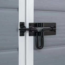 Keter Manor 4x3 Ft Apex Grey Plastic Shed (Base Included) -Gardens and Outdoor Stores keter manor 4x3 ft apex grey plastic shed base included 7290106939677 36c