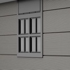 Keter Premier Apex Tongue & Groove Grey Shed With Floor -Gardens and Outdoor Stores keter premier apex tongue groove grey shed with floor7290112634122 04i bq