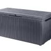 Keter Springwood Plastic Garden Storage Box -Gardens and Outdoor Stores keter springwood plastic garden storage box7290106930292 01c bq 1
