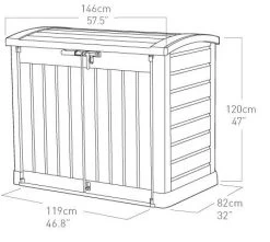 Keter Store-it-out ARC Plastic Garden Storage Box -Gardens and Outdoor Stores keter store it out arc plastic garden storage box5397007165784 01t BQ