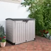 Keter Store-it-out ARC Plastic Garden Storage Box -Gardens and Outdoor Stores keter store it out arc plastic garden storage box5397007165784 02i bq