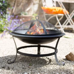 La Hacienda Albion Steel Firepit 14 La Hacienda Albion Steel Firepit -Gardens and Outdoor Stores la hacienda albion steel firepit5055025581657 03i bq