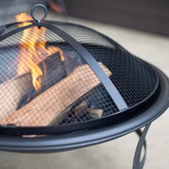 La Hacienda Albion Steel Firepit 15 La Hacienda Albion Steel Firepit -Gardens and Outdoor Stores la hacienda albion steel firepit5055025581657 04i bq