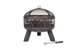 La Hacienda Alexis Steel Firepit -Gardens and Outdoor Stores la hacienda alexis steel firepit5055025581688 02c BQ