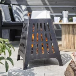 La Hacienda Anubis Steel Firepit -Gardens and Outdoor Stores la hacienda anubis steel firepit5055025585730 01i BQ