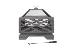 La Hacienda Brooklyn Steel Firepit -Gardens and Outdoor Stores la hacienda brooklyn steel firepit5055025582364 02c BQ