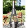 La Hacienda Colorado Steel Chiminea -Gardens and Outdoor Stores la hacienda colorado steel chiminea5055025562427 02c bq
