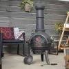 La Hacienda Cuba Cast Iron & Steel Chiminea -Gardens and Outdoor Stores la hacienda cuba cast iron steel chiminea5055025560270 01i bq