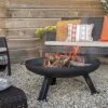 La Hacienda Industrial Steel Firepit -Gardens and Outdoor Stores la hacienda industrial steel firepit5055025586065 02i bq