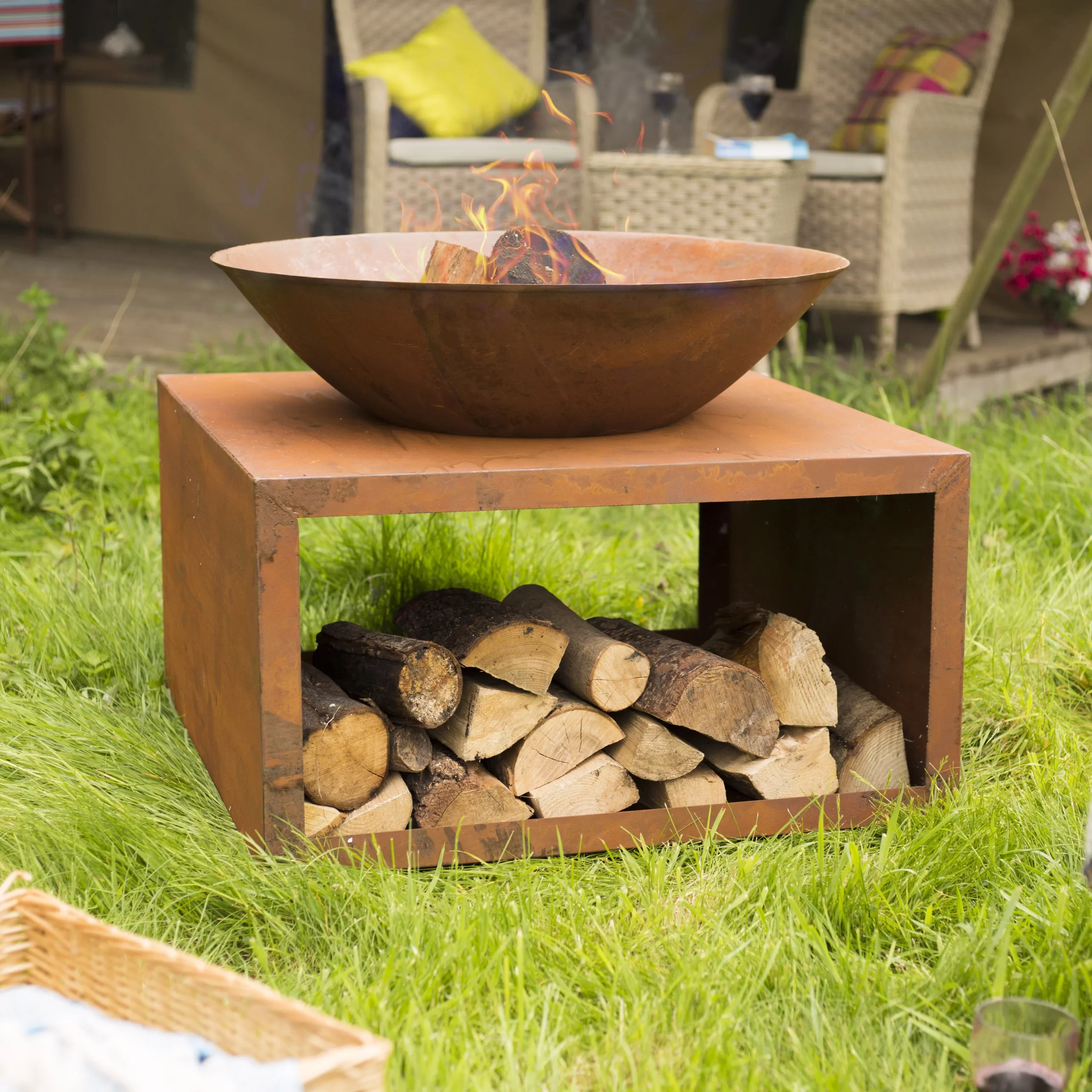 La Hacienda Moho Steel Firepit 3 La Hacienda Moho Steel Firepit