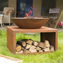 La Hacienda Moho Steel Firepit 7 La Hacienda Moho Steel Firepit -Gardens and Outdoor Stores la hacienda moho steel firepit5055025582630 03i BQ