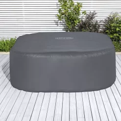 Lay-Z-Spa Grey Square Hot Tub Cover -Gardens and Outdoor Stores lay z spa grey square hot tub cover6941607321287 01i
