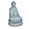 Mains-powered Buddha Water Feature With LED Lights (H)86cm -Gardens and Outdoor Stores mains powered buddha water feature with led lights h 86cm5053844243619 01c bq