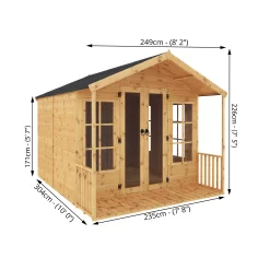 Mercia 10x8 Apex Shiplap Summer House With Double Door -Gardens and Outdoor Stores mercia 10x8 apex shiplap summer house with double door5029442075976 01t BQ