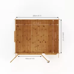 Mercia 10x8 Pent Tongue & Groove Cabin With Double Door -Gardens and Outdoor Stores mercia 10x8 pent tongue groove cabin with double door5029442002446 02t bq