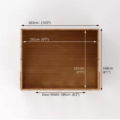 Mercia 10x8 Reverse Apex Tongue & Groove Summer House With Bi-fold Door -Gardens and Outdoor Stores mercia 10x8 reverse apex tongue groove summer house with bi fold door5029442089737 02t bq
