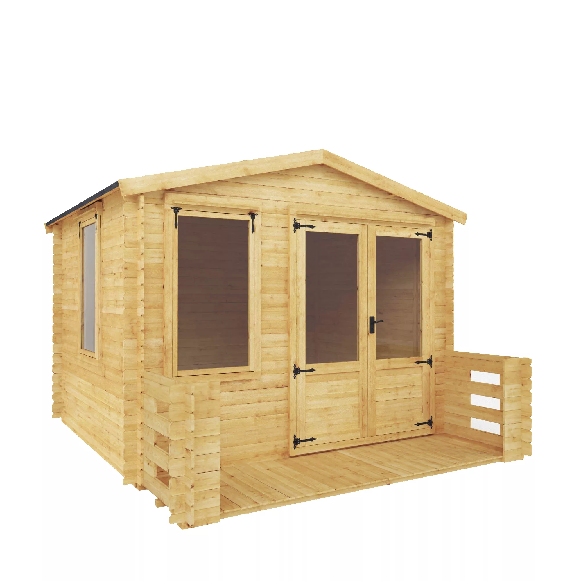 Mercia 11x12 Apex Tongue & Groove Cabin With Double Door 3 Mercia 11x12 Apex Tongue & Groove Cabin With Double Door