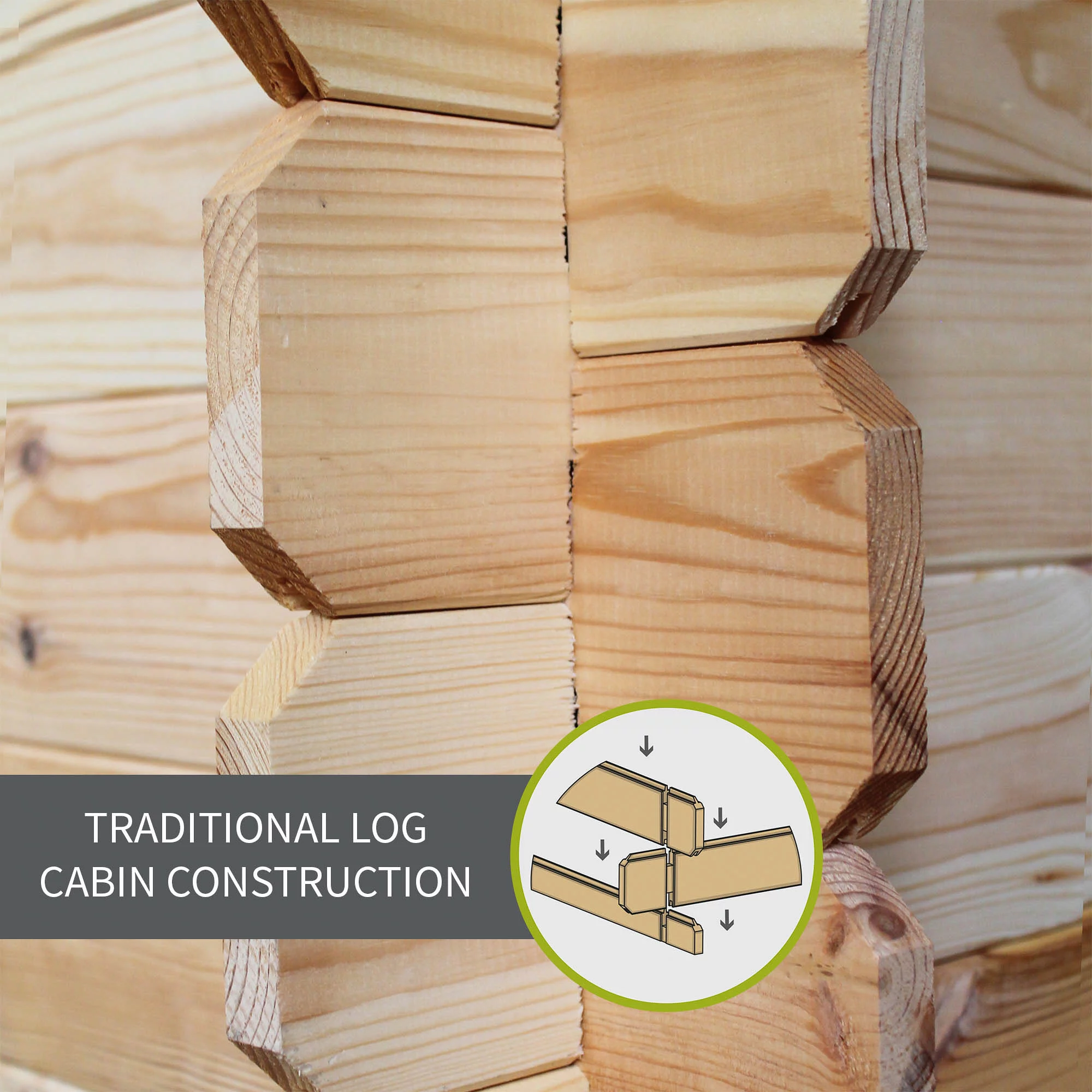 Mercia 11x12 Apex Tongue & Groove Cabin With Double Door 7 Mercia 11x12 Apex Tongue & Groove Cabin With Double Door - Image 5