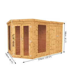 Mercia 11x7 Pent Shiplap Summer House With Double Door 10 Mercia 11x7 Pent Shiplap Summer House With Double Door -Gardens and Outdoor Stores mercia 11x7 pent shiplap summer house with double door5029442091006 01t BQ