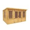 Mercia 13x10 Pent Tongue & Groove Cabin With Double Door -Gardens and Outdoor Stores mercia 13x10 pent tongue groove cabin with double door5029442002453 01c bq