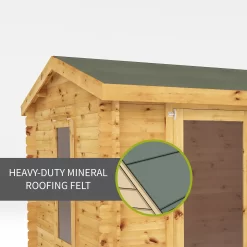 Mercia 13x10 Pent Tongue & Groove Cabin With Double Door -Gardens and Outdoor Stores mercia 13x10 pent tongue groove cabin with double door5029442002453 36c bq