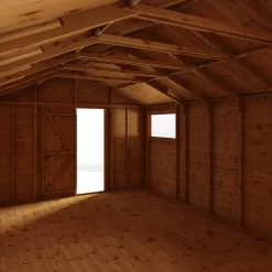 Mercia 18x10 Apex Shiplap Workshop With Double Door -Gardens and Outdoor Stores mercia 18x10 apex shiplap workshop with double door5029442006291 37c bq