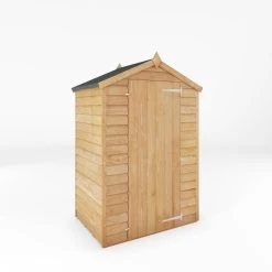 Mercia 4x3 Ft Apex Overlap Wooden Shed With Floor -Gardens and Outdoor Stores mercia 4x3 ft apex overlap wooden shed with floor5029442090252 01c