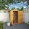 Mercia 4x3 Ft Apex Overlap Wooden Shed With Floor -Gardens and Outdoor Stores mercia 4x3 ft apex overlap wooden shed with floor5029442090252 02i