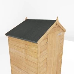 Mercia 4x3 Ft Apex Overlap Wooden Shed With Floor -Gardens and Outdoor Stores mercia 4x3 ft apex overlap wooden shed with floor5029442090252 03c