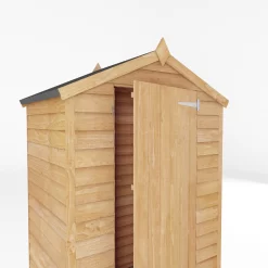 Mercia 4x3 Ft Apex Overlap Wooden Shed With Floor -Gardens and Outdoor Stores mercia 4x3 ft apex overlap wooden shed with floor5029442090252 04c
