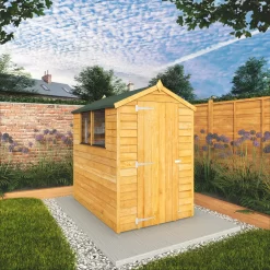 Mercia 6x4 Ft Apex Overlap Wooden 2 Windows Shed With Floor 17 Mercia 6x4 Ft Apex Overlap Wooden 2 Windows Shed With Floor -Gardens and Outdoor Stores mercia 6x4 ft apex overlap wooden 2 windows shed with floor5029442075099 01i