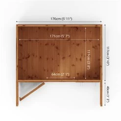 Mercia 6x5 Timber Playhouse Assembly Required -Gardens and Outdoor Stores mercia 6x5 timber playhouse assembly required5029442089683 01t