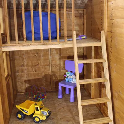 Mercia 7x5 Snowdrop Shiplap Wooden Playhouse 6 Mercia 7x5 Snowdrop Shiplap Wooden Playhouse - Image 4