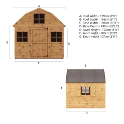 Mercia 7x6 Dutch Apex Tongue & Groove Playhouse - Assembly Service Included 9 Mercia 7x6 Dutch Apex Tongue & Groove Playhouse - Assembly Service Included -Gardens and Outdoor Stores mercia 7x6 dutch apex tongue groove playhouse assembly service included5029442002323 02t bq