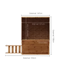 Mercia 7x6 Poppy Apex Shiplap Tower Playhouse -Gardens and Outdoor Stores mercia 7x6 poppy apex shiplap tower playhouse5029442076379 02t bq