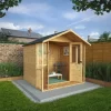 Mercia 7x7 Apex Tongue & Groove Summer House With Double Door -Gardens and Outdoor Stores mercia 7x7 apex tongue groove summer house with double door5029442077871 01c bq