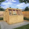 Mercia 8x6 Ft Pent Tongue & Groove Wooden 5 Windows Potting Shed With Floor -Gardens and Outdoor Stores mercia 8x6 ft pent tongue groove wooden 5 windows potting shed with floor5029442078182 01i