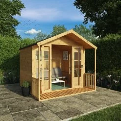 Mercia 8x8 Apex Shiplap Summer House With Double Door